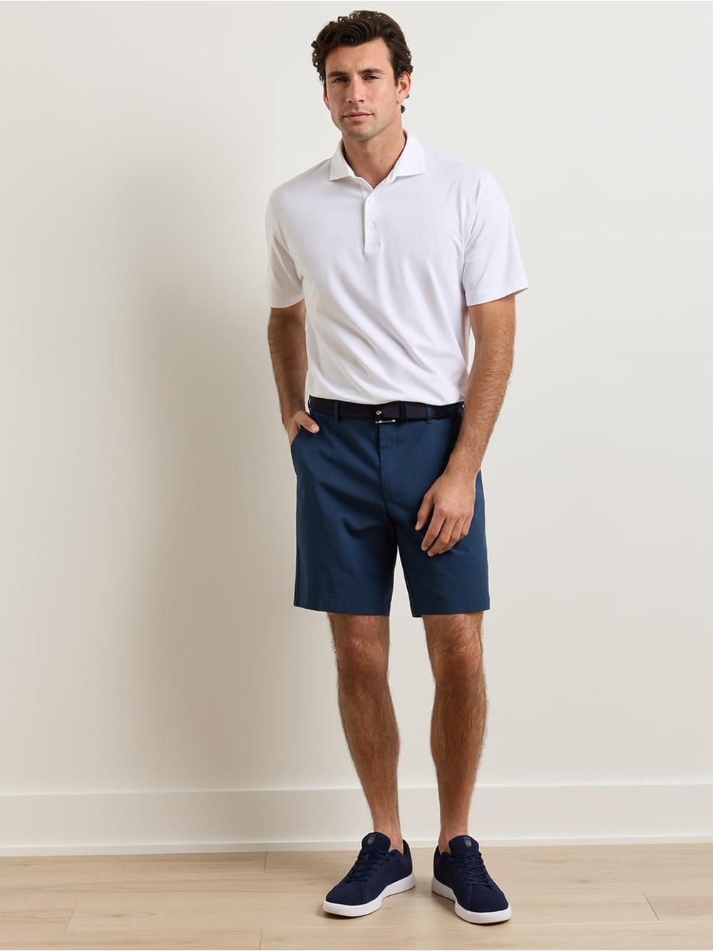 Peter Millar Crown Comfort Classic Fit Shorts Navy Size 34 NWT